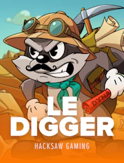 Juego de excavación con atmósfera de búsqueda de oro y multiplicadores.